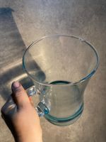 Carafe en verre bleuté vintage - Idéale pour l'été!