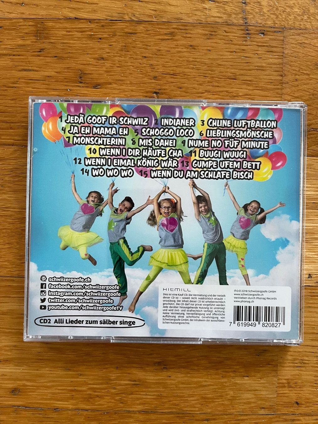CD: Schwiizergoofe 7 - CD Vo Chind Für Chind – Usato da Kreuzlingen venduto da zwergli05 1