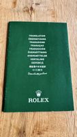 Rolex Vintage Übersetzungsheft Sprachen
