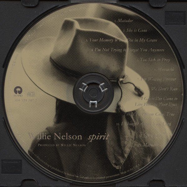 CDs: Willie Nelson – Spirit – Gebraucht aus St.Gallen von jalamusic 2