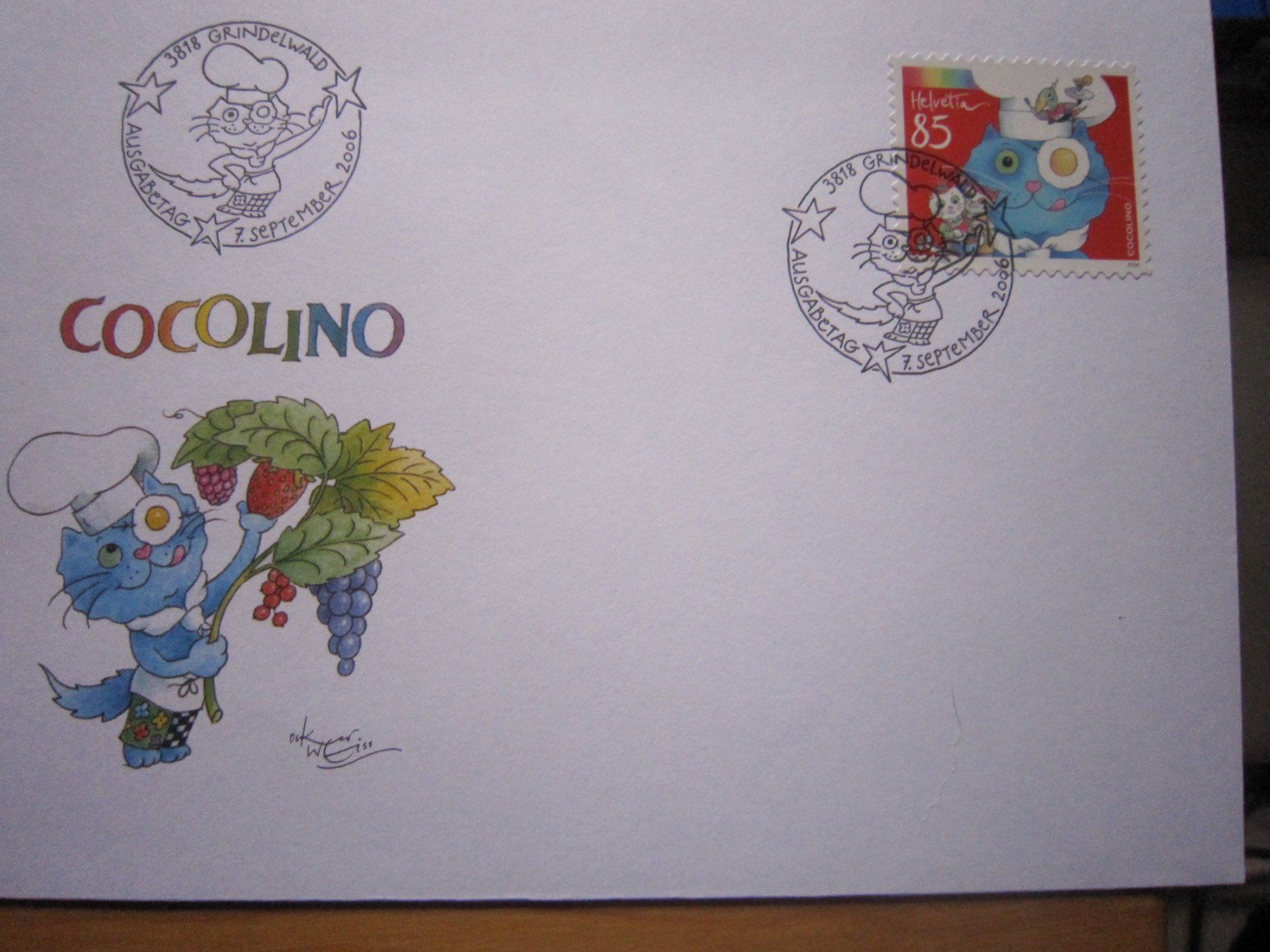 Tutti i francobolli: CH 2006 FDC kleine Zusammensetzung – Usato da Gordola venduto da Polentaefung 8