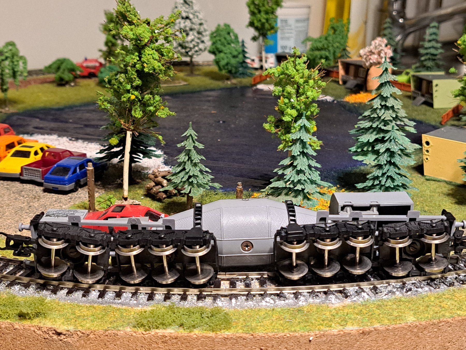 Lima Modellini di ferrovie: Zementtransportwagen von Lima – Usato da Schwanden GL venduto da roerich20 6