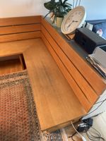 Holz Eckbank Sitzbank, gut erhalten