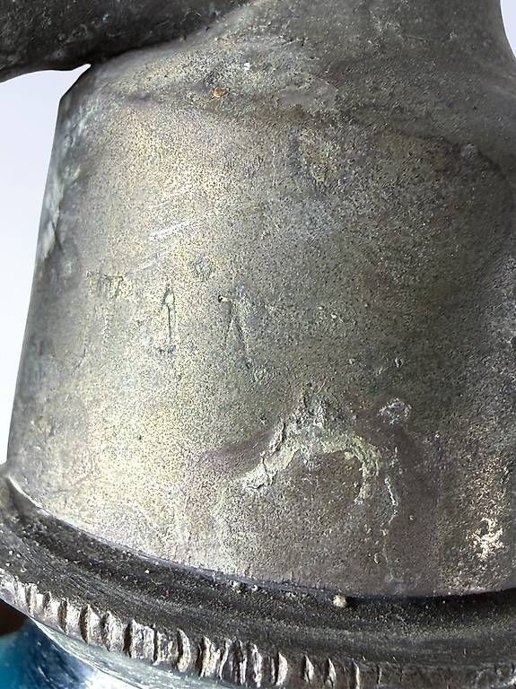 Bottiglie: Antike Sodaflasche blau Senn & Schäublin Basel – Usato da Böckten venduto da SELL-4U 4