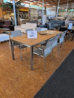 Gartentisch + 6 Stühle ab Ausstellung 