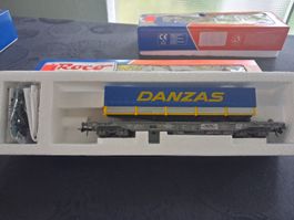 Tiefladewagen "Känguruh"mit Sattelauflieger "Danzas"