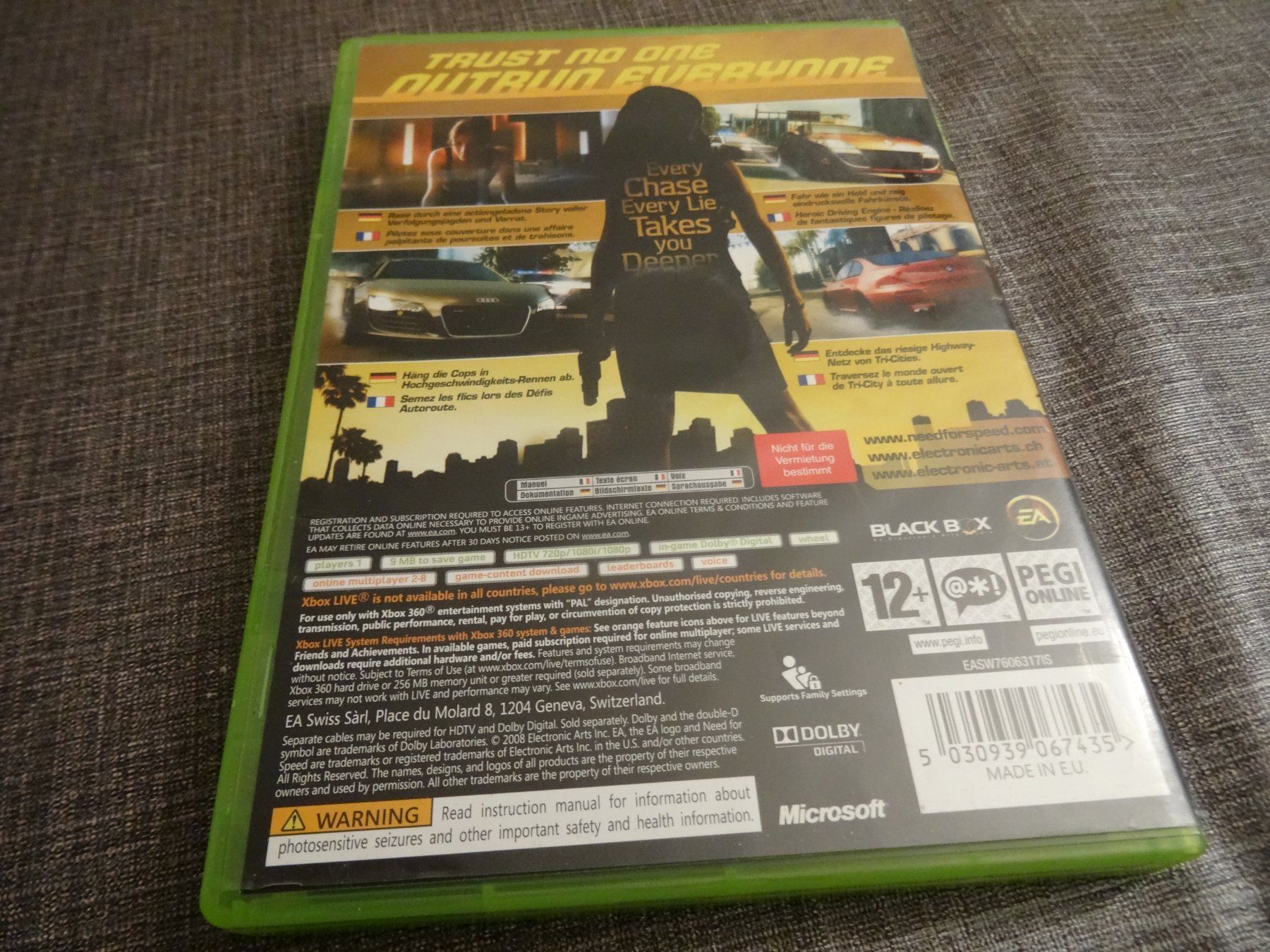 Microsoft Jeux: XBOX 360 Need for Speed Undercover – D'occasion à Olten par Disc-Ausverkauf 2