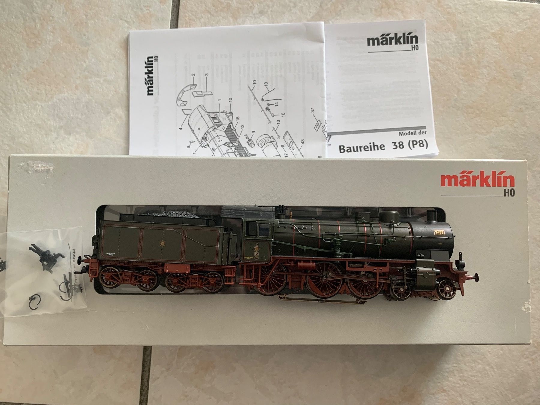 Märklin Modellini di ferrovie: Marklin 37031 Dampflok P8 digital MFX – Nuovo e nell'imballaggio originale da Hauterive NE venduto da eriamch