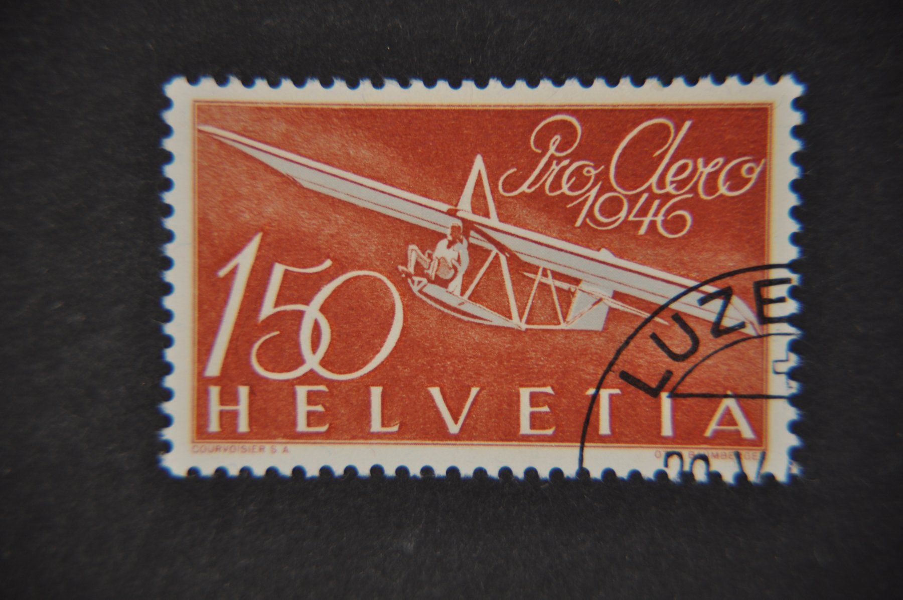 Alle Briefmarken: 1946 F41 sauber gestempelt – Gebraucht aus Wolfhalden von Zinauktion