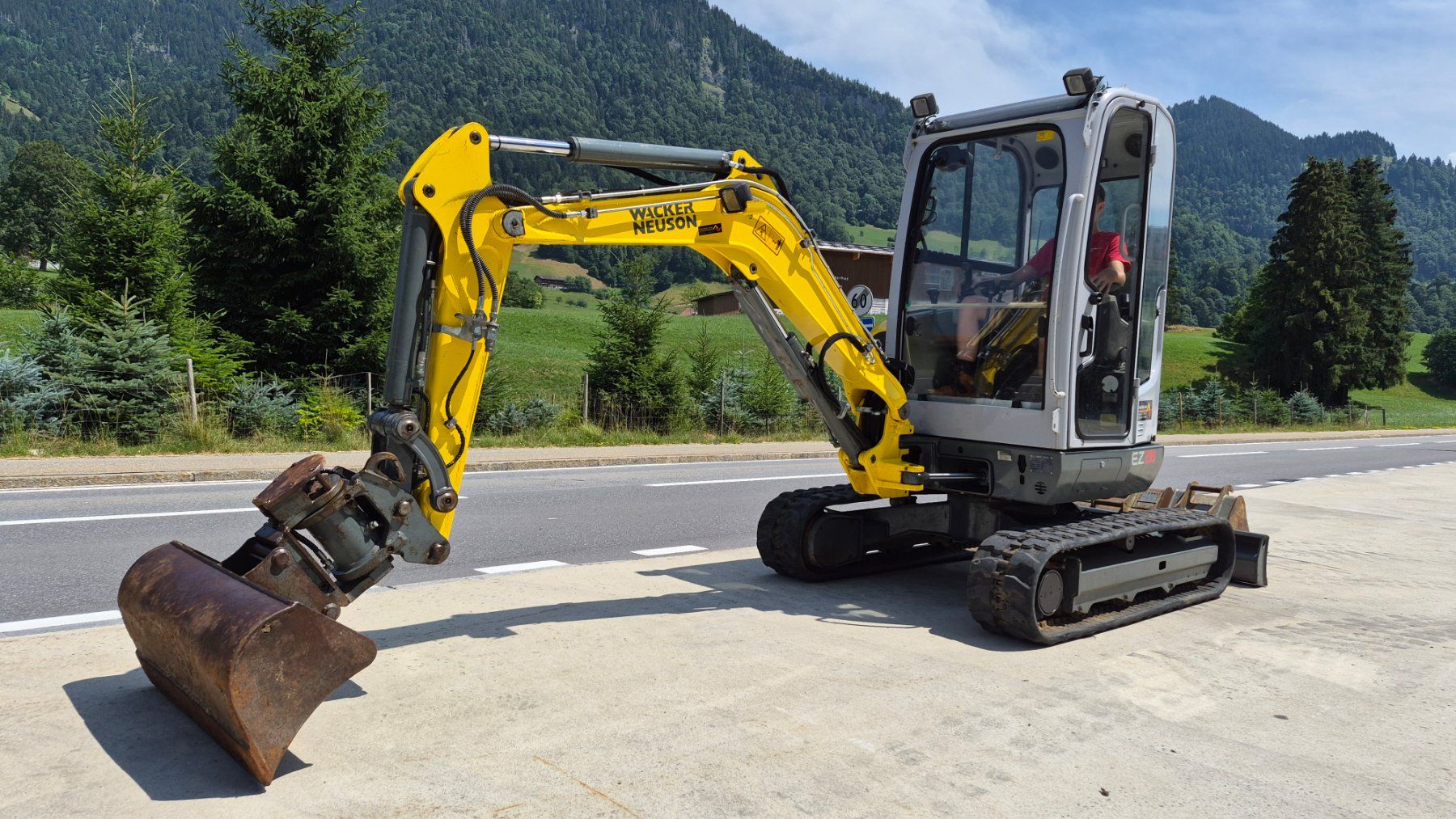 Wacker Neuson Excavateurs: Kettenbagger Bagger Wacker Neuson EZ28  Jg. 2017 – D'occasion à Schüpfheim par grischa01 8