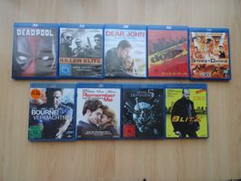 Posten von 9 Blueray Discs mit diversen Themen ab Fr. 1.--