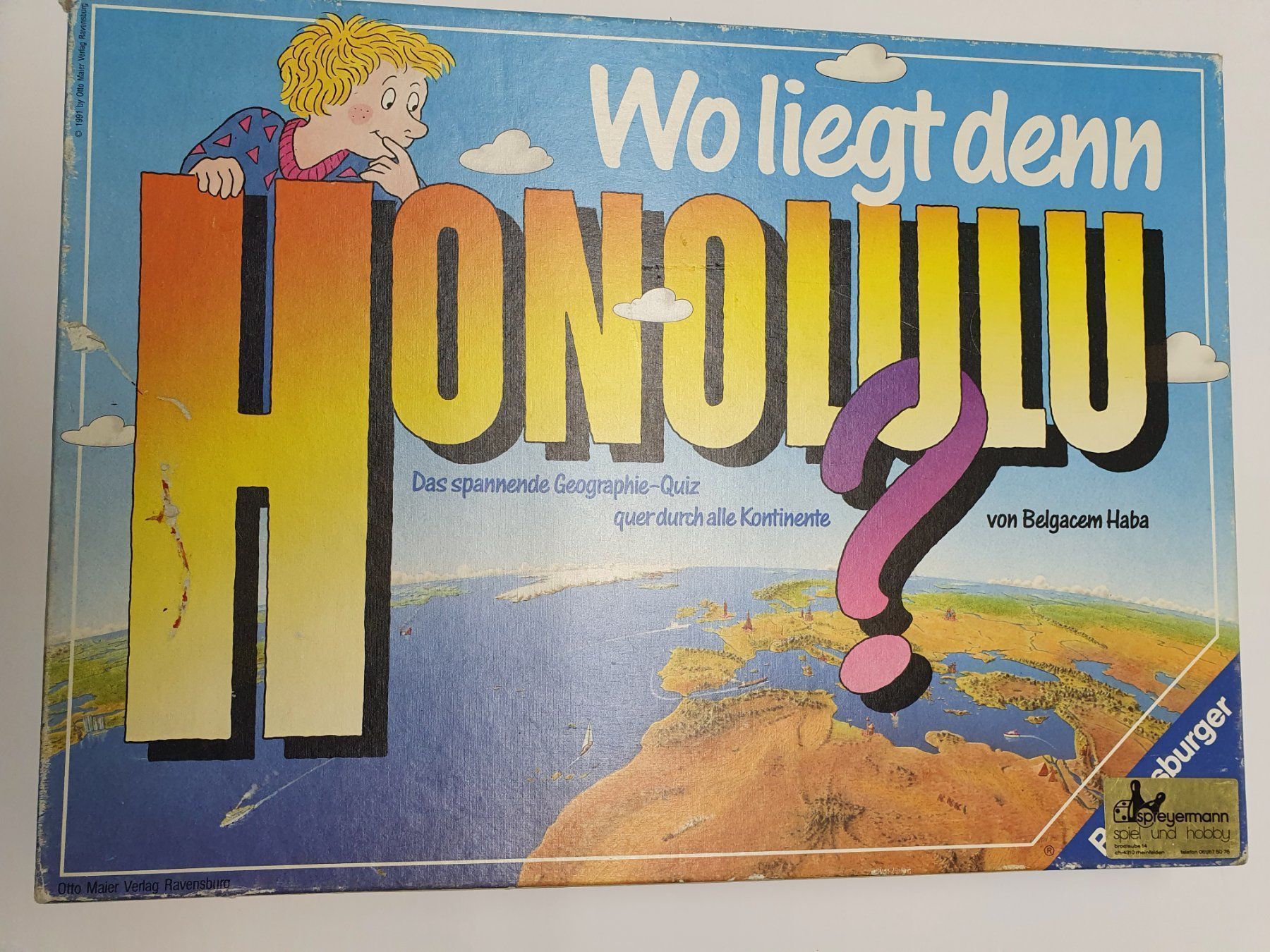 Ravensburger Giochi: Wo liegt den Honolulu ? Brettspiel – Usato da Oberdorf BL venduto da BaldenEagle