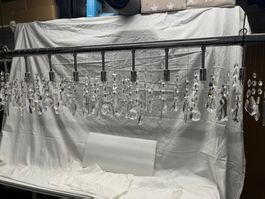 Kristall Lampe, Hängelampe, neuwertig, für schönes Licht!