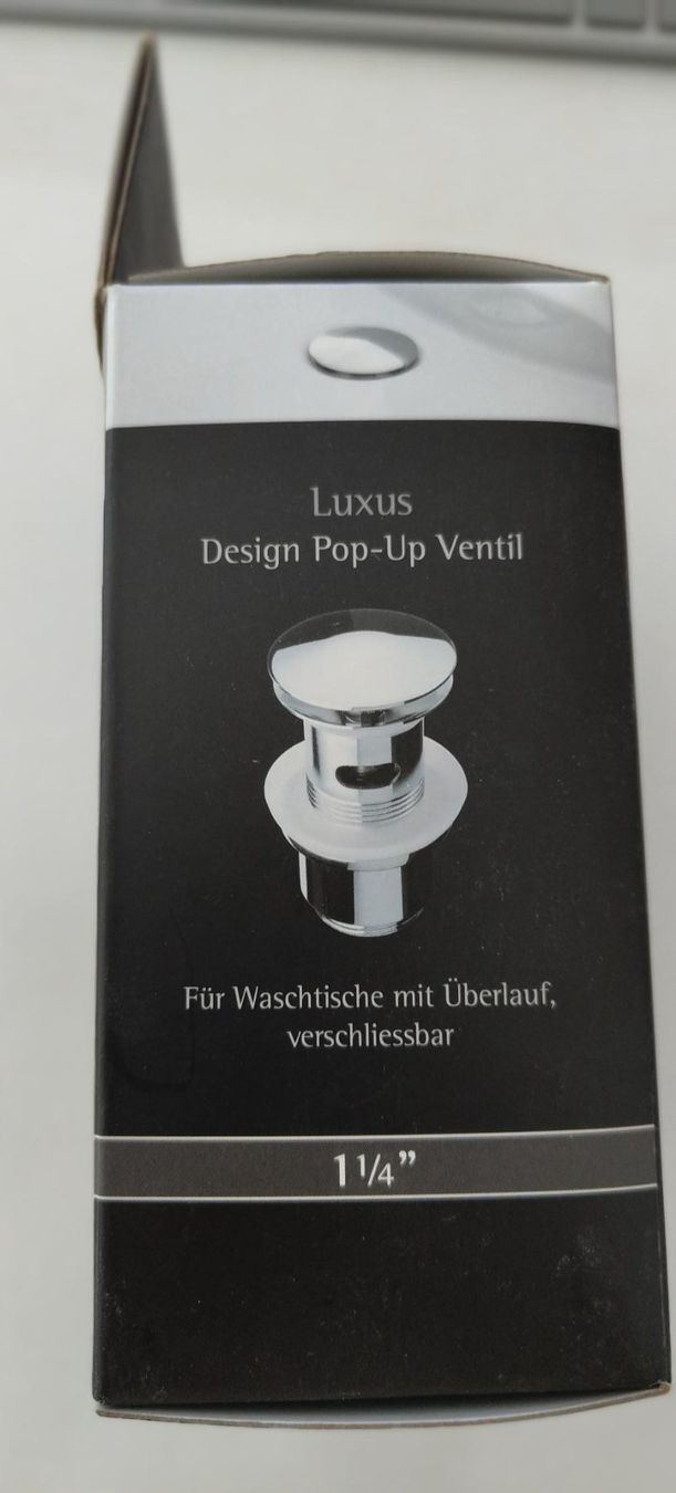 Altri prodotti elettronici: Antigua Design Lavabo-Ventil Pop-Up – Nuovo e nell'imballaggio originale da Steckborn venduto da Algass 1
