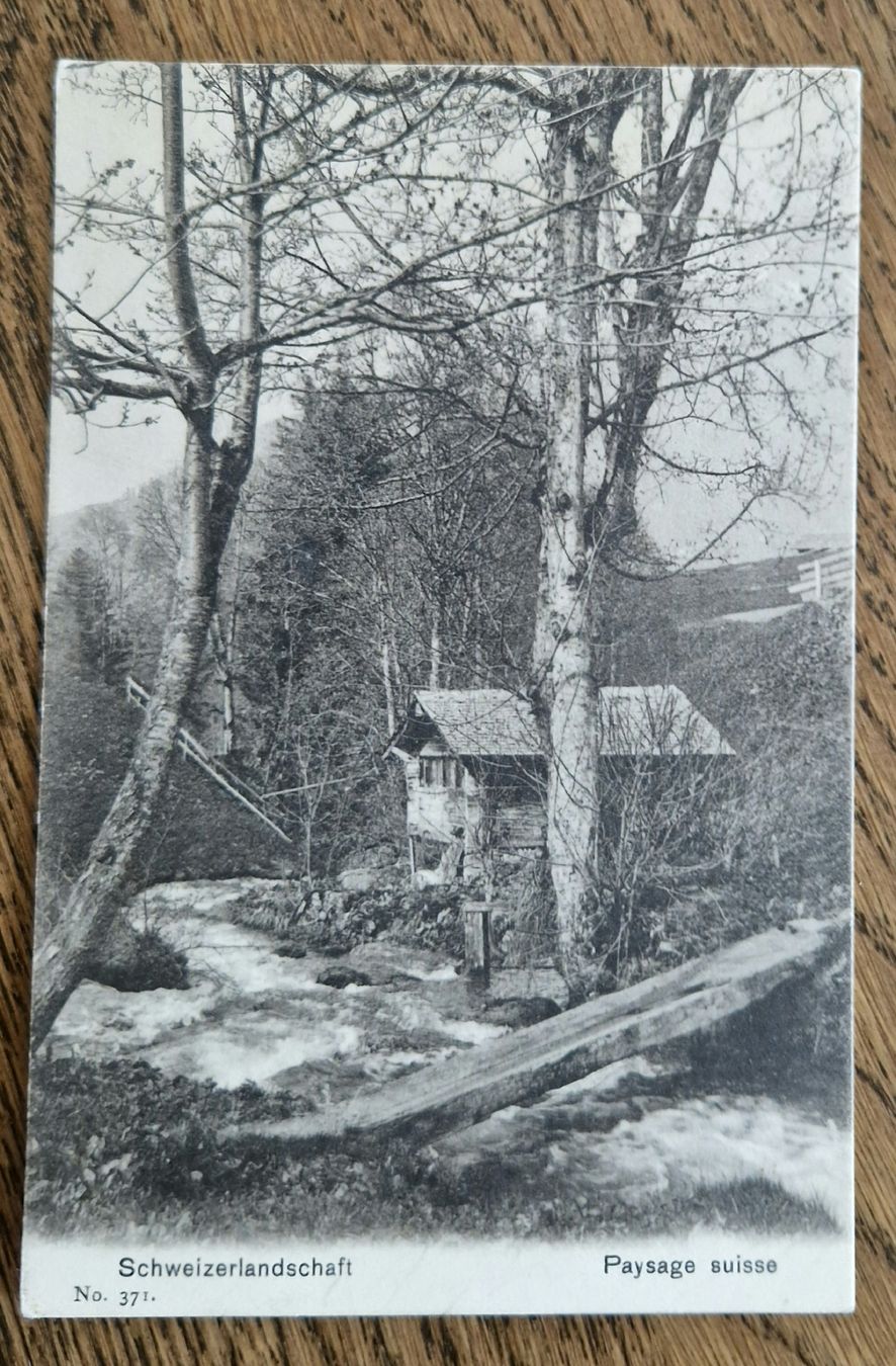 Cartoline postali: Schweizerlandschaft 1911, Stenoschrift – Usato da Ebikon venduto da Donar50