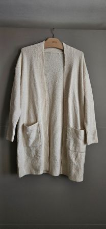 Strickjacke, Creme, Grösse S