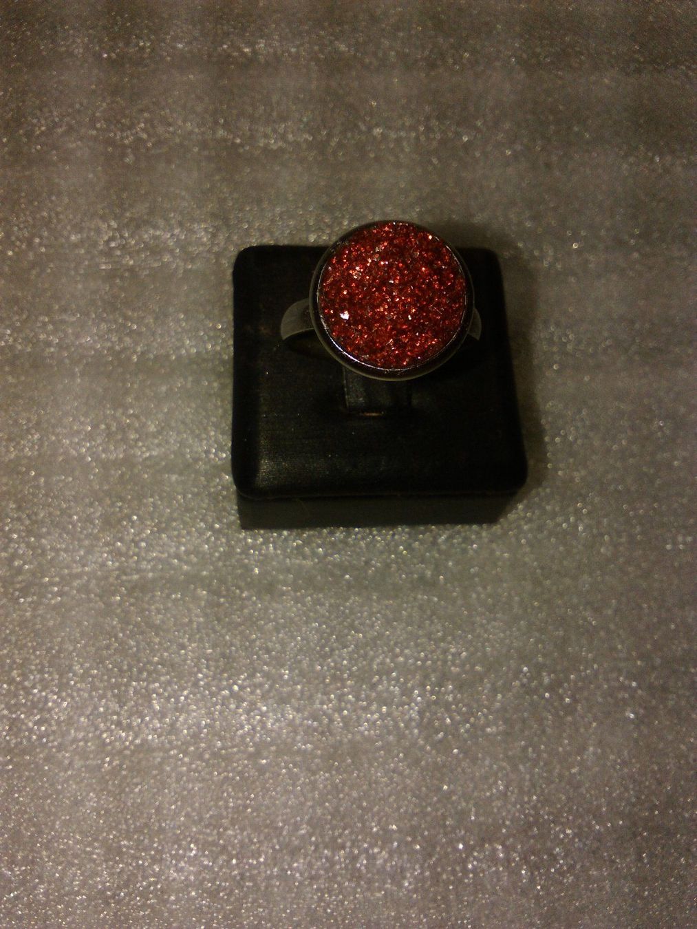 Ringe: RING EDELSTHAL,,,MIT GLITZER,,,ANTI ALLERGISCH – Neu (gemäss Beschreibung) aus Basel von bijoutrie_4 3