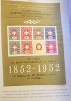 1952 Geschenkheft, Nachrichtenwesen ET Sonderblock Kt. 284.-