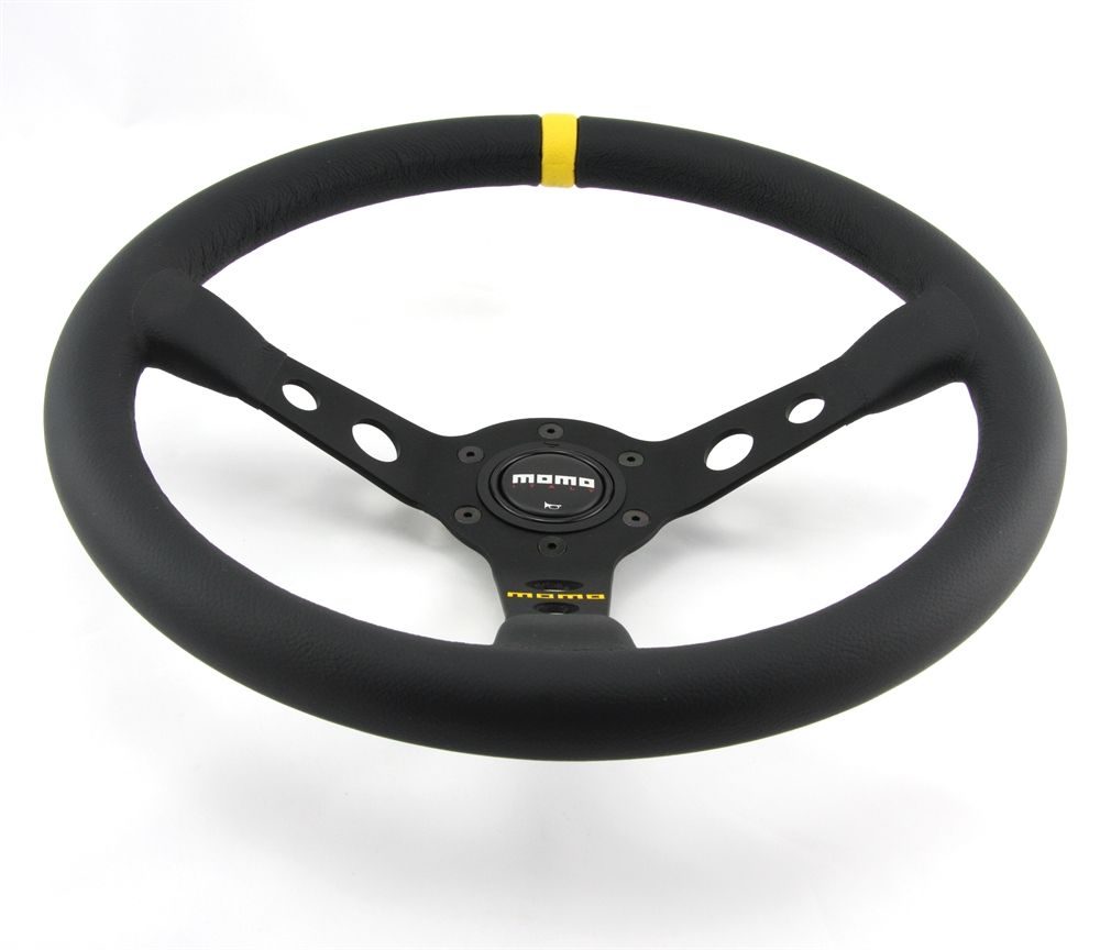 Tutti pezzi di ricambio auto: Momo Leder Sportlenkrad Modell MOD. 07 3 – Nuovo e nell'imballaggio originale da Moers venduto da BMS-Racing 4