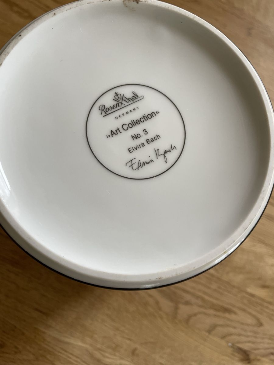 Rosenthal Vasi & Recipienti: Schöne Rosenthal Vase Elvira Bach – Usato da Flawil venduto da Naphtali 6