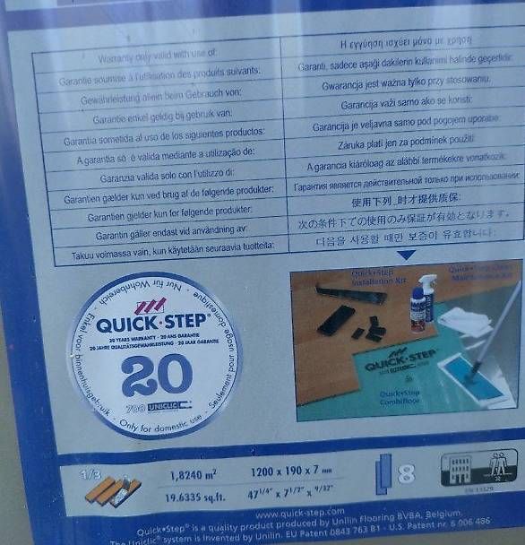 Alle Werkzeuge: Paneele QuickStep, braun, Click-System – Gebraucht aus Niederlenz von Blissmas