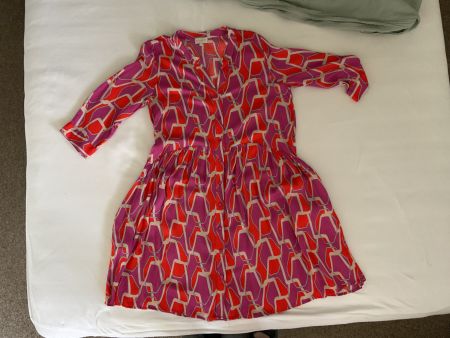 Milano - Leichtes 3/4 Arm Kleid mit Seitentaschen - Gr. 36