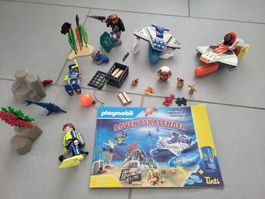 PLAYMOBIL Adventskalender 70776 Badespaß Polize komplett