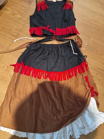 Indianerkostüm für Fasnacht/Karneval, Grösse 42