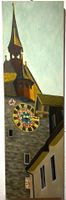 Spittelturm in Bremgarten, Aargau (Öl auf Holz) Nr. 207