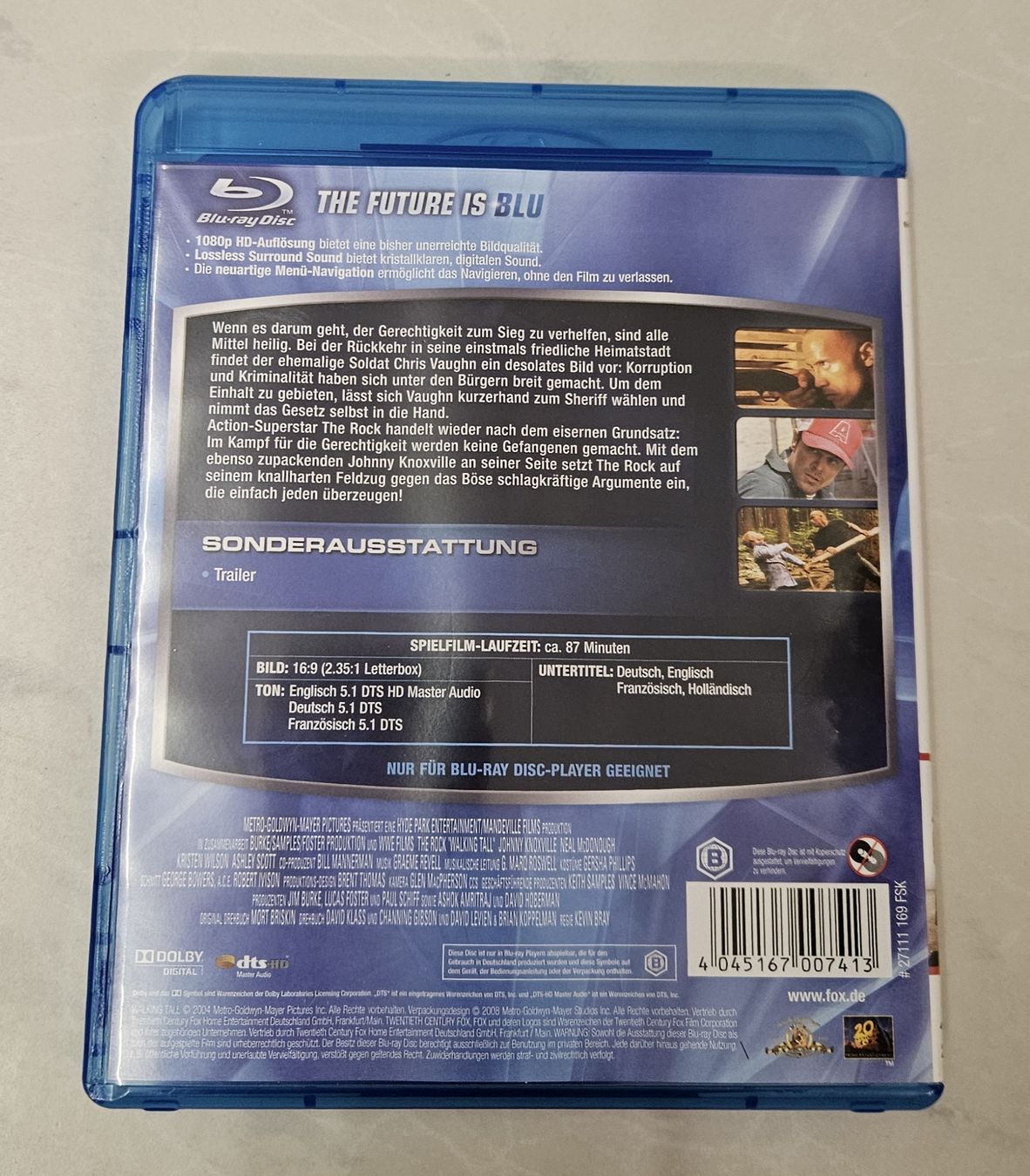 Alle DVDs: Walking Tall - Auf Eigene Faust Blu-ray Disc FSK 16 – Gebraucht aus Regensdorf von 8Collect 2