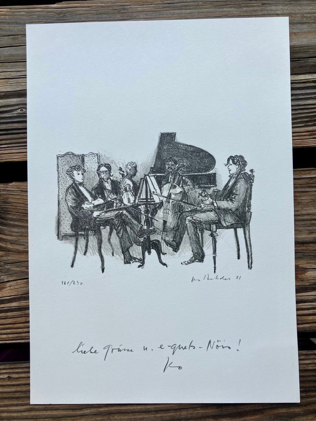 Grafiken & Lithographien: Lithographie von Geo Bretscher 1981 – Gebraucht aus Winterthur von Barunggeli 6