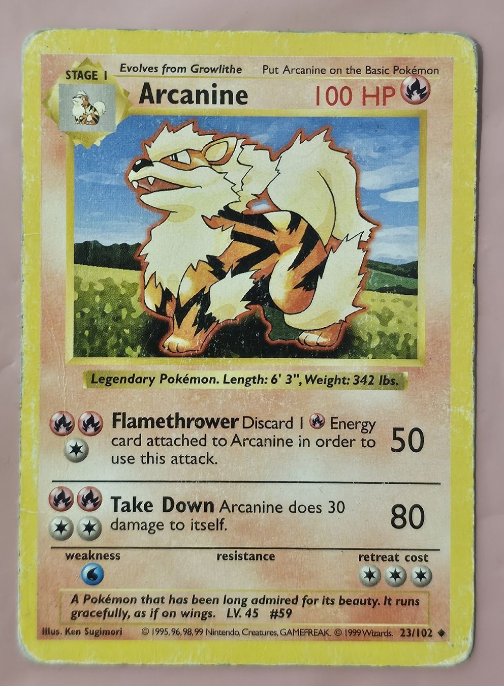 Pokémon Carte collezionabili: Pokemon arcanin Set de Base  – Usato da Pully venduto da RandomZero