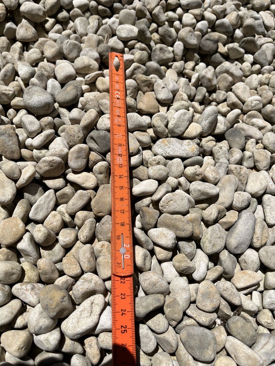 Pierres de constructon: Flusskieselsteine beige – D'occasion à Hochdorf par bachfrau01 2