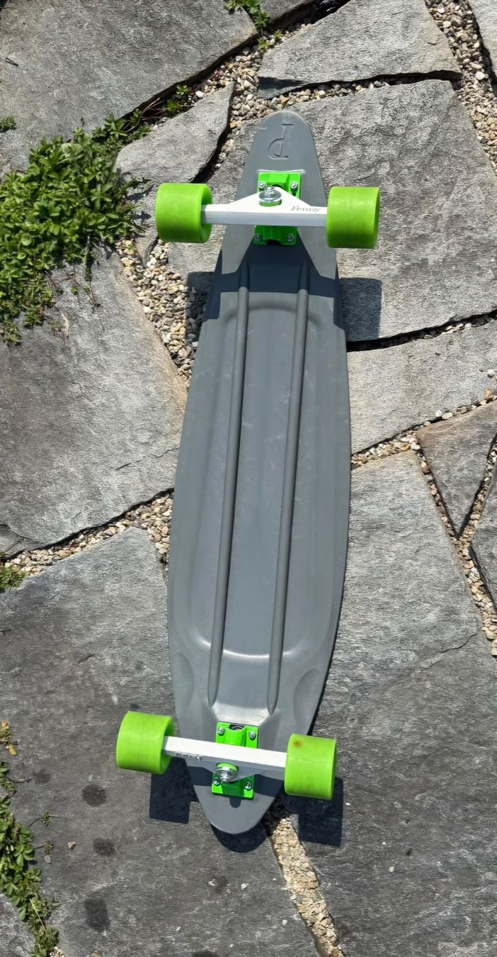 Penny Skateboards Skateboards: Penny Longboard grau/grün – Usato da Heerbrugg venduto da prypal 4