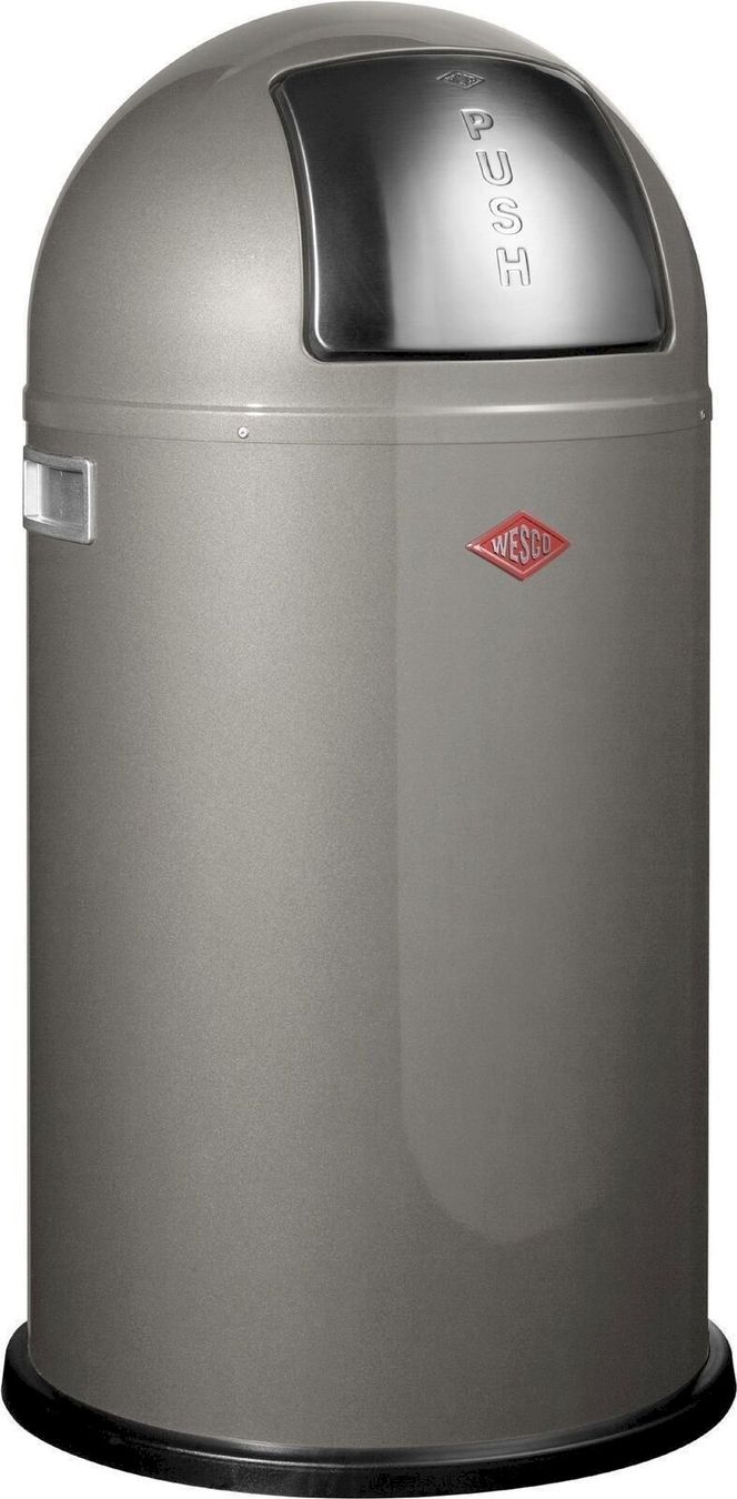 Abfalleimer: Wesco Pushboy 50L graphit (175831-13) – Neu und originalverpackt aus Bottighofen von zaap