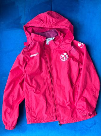 Wind- Regenjacke Huspo FC Volketswil Gr.11-12 J.