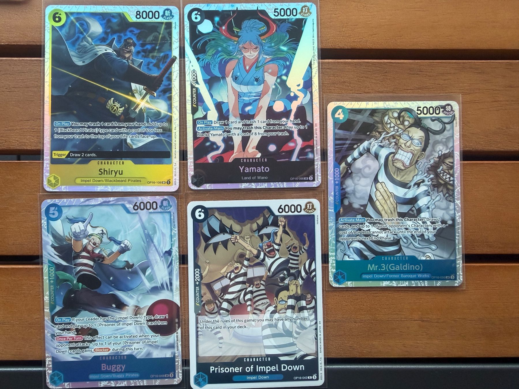 Bandai Sammelbilder & Trading cards: OP-16 - One Piece Sammelkarten Set 10 Stk – Neu (gemäss Beschreibung) aus Gossau SG von Makijali 1