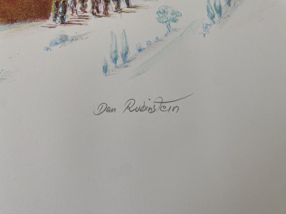 Grafiken & Lithographien: Jerusalem at Peace signed - lithograph - Dan Rubinstein – Neu und originalverpackt aus Zürich von 613_g8jy 3