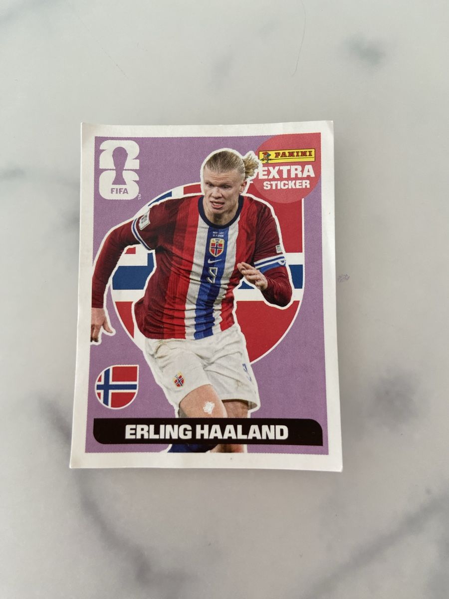 Panini Carte collezionabili: Erling Haaland Panini Extra Sticker - Gratis Postversand – Usato da Rotkreuz venduto da korg_yamaha