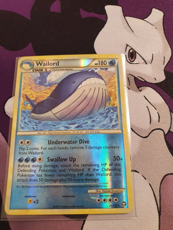 Wailord (TM 31) / Pokemon Reverse Holo / Triumphant Kaufen auf Ricardo