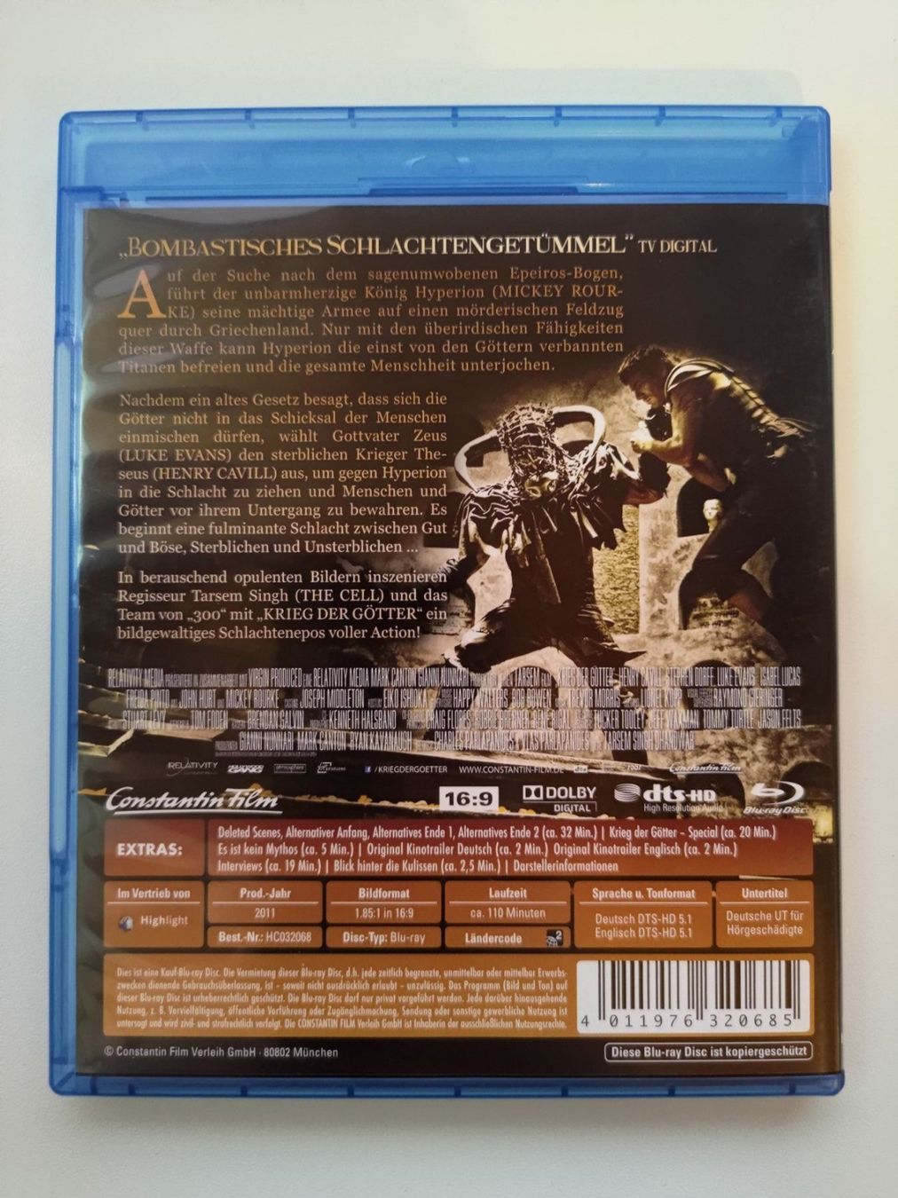 Tutti i DVDs: Krieg der Götter – Usato da Liestal venduto da Kratzilla 2
