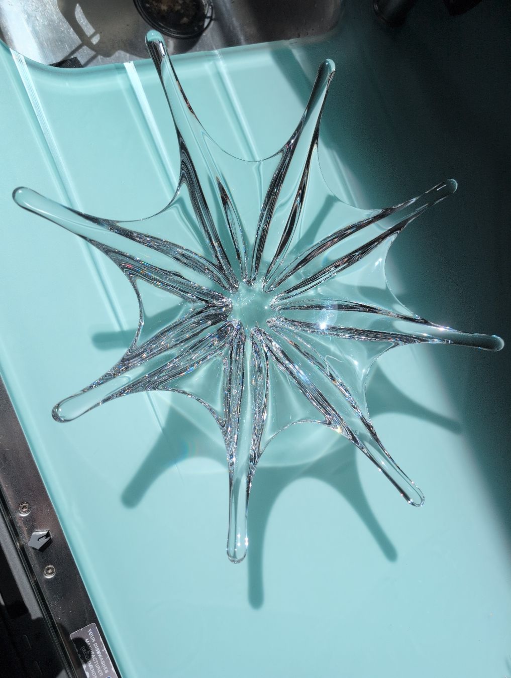 Servierplatten: Centre de table cristal design – Gebraucht aus Lignières von Sulyvan