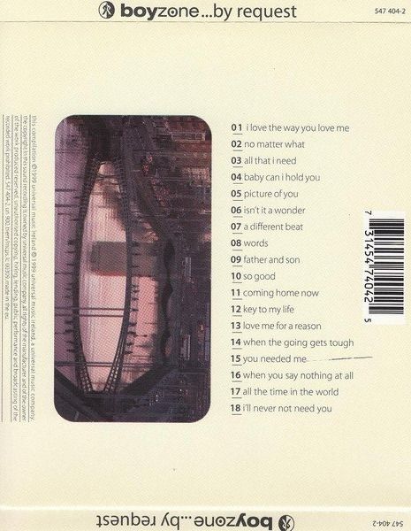 CD: Boyzone – ...By Request, F7, CD – Usato da Sessa venduto da fraenklishop 1