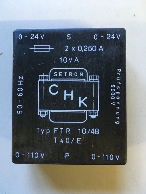 Componenti elettronici: Printtrafos 2x24V 10VA / 14VA – Nuovo e nell'imballaggio originale da Brugg AG venduto da Pedro4
