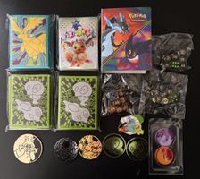 Pokemon TCG Accessories Bundle:Sleeves,Dice & coins and more