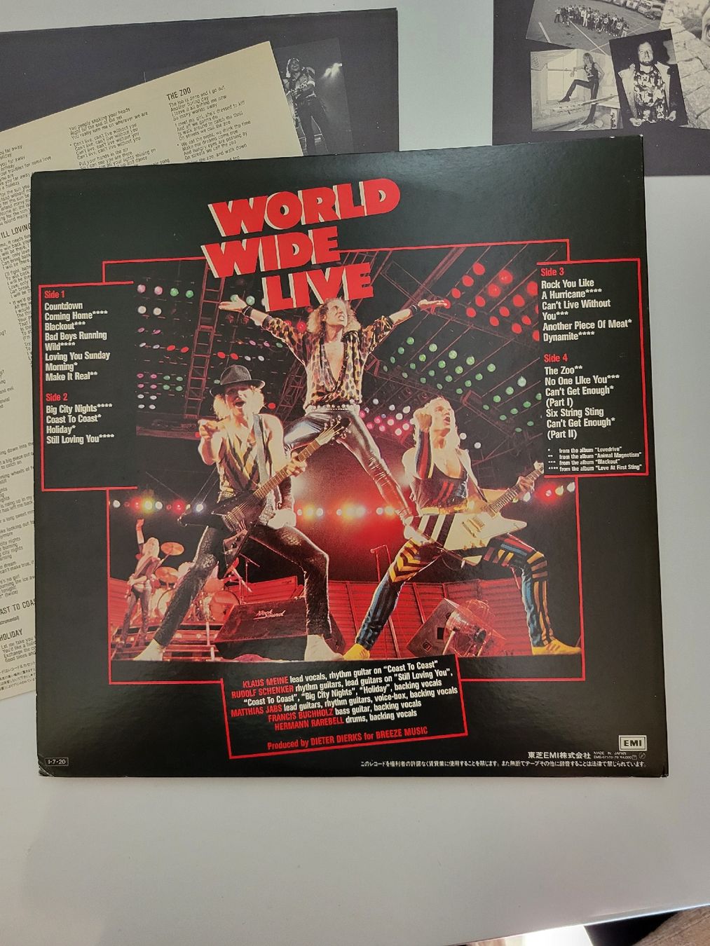 Dischi in vinile: Scorpions- World Wide Live Japanese Edition – Usato da Fribourg venduto da Nuno_Dias 2