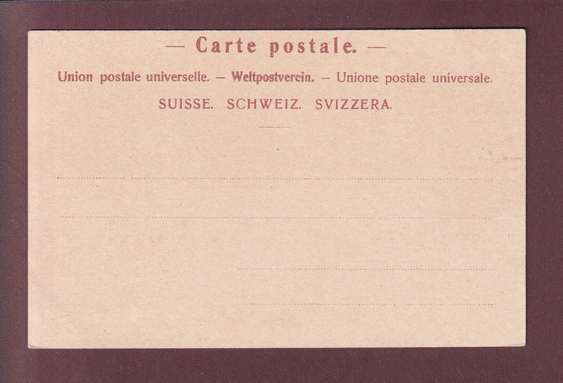 Ansichtskarten: ST. BEATENBERG - Kirche – Gebraucht aus Pully von nicecards 1