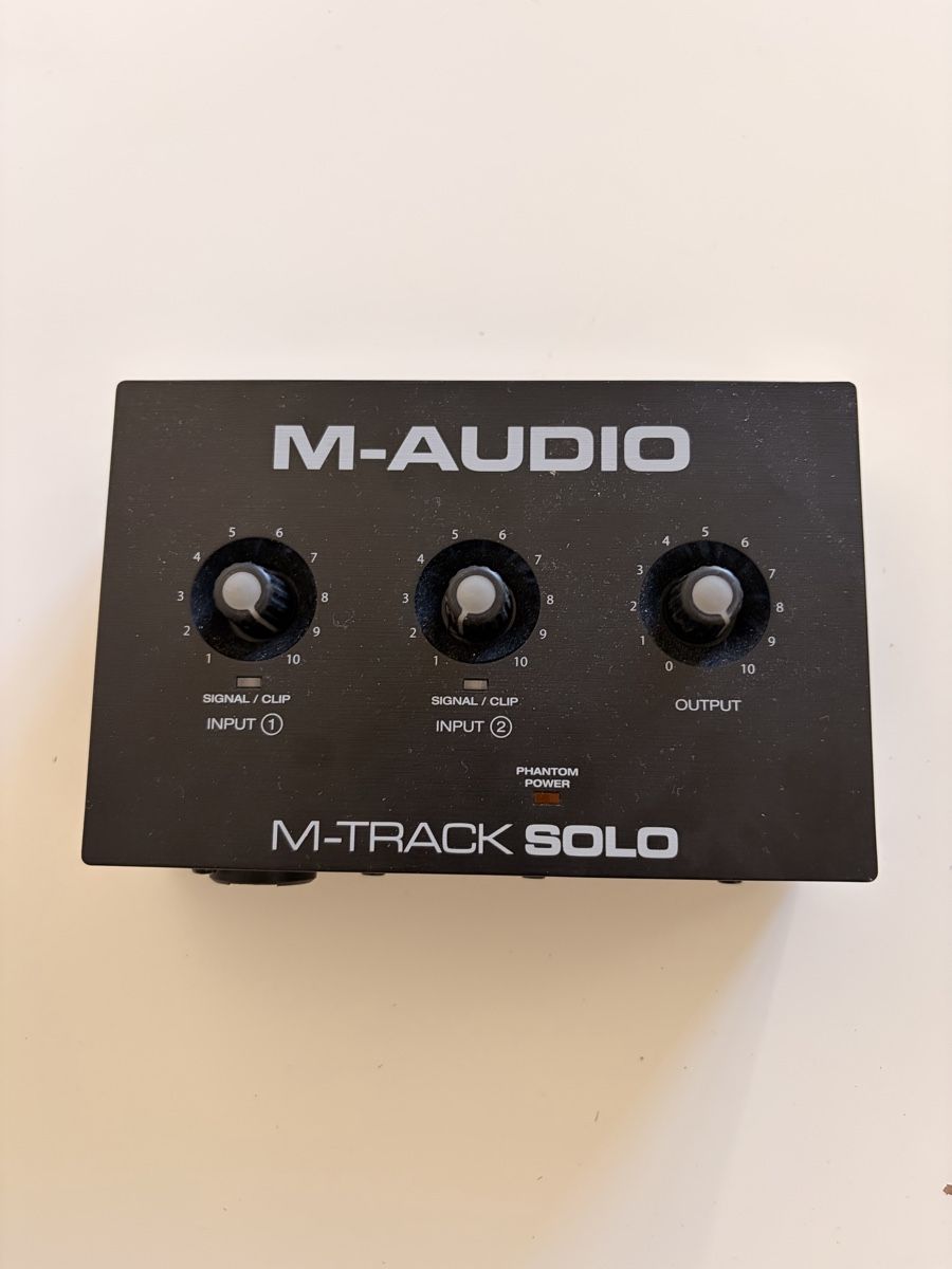 M-Audio Cartes son: Sound card M-Audio XLR Solo – D'occasion à Genève par Crz99 1