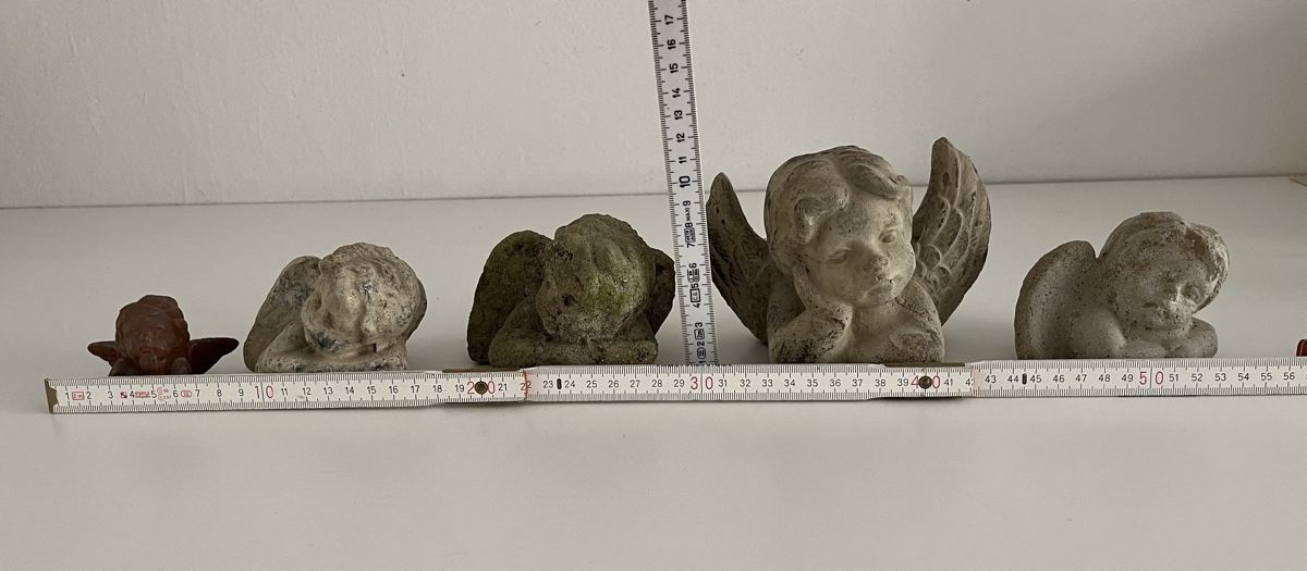 Tutte le decorazioni: 5 Stk. Engel / Puti aus Keramik – Usato da Wetzikon ZH venduto da seli03 6