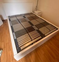 Bett 160x200, inkl. 2 Lattenroste, Ikea Malm